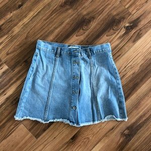 forever 21 jean skirt